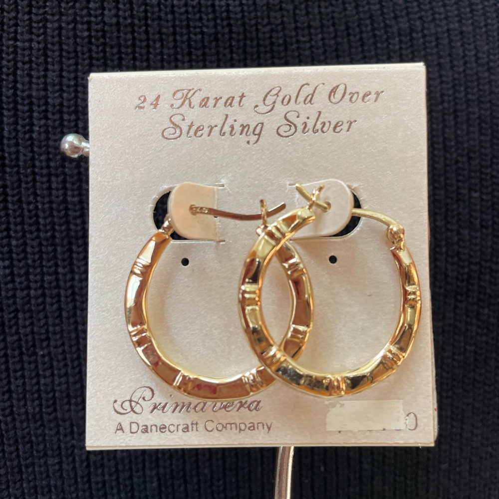 Primavera Hoop Sterling Silver earrings